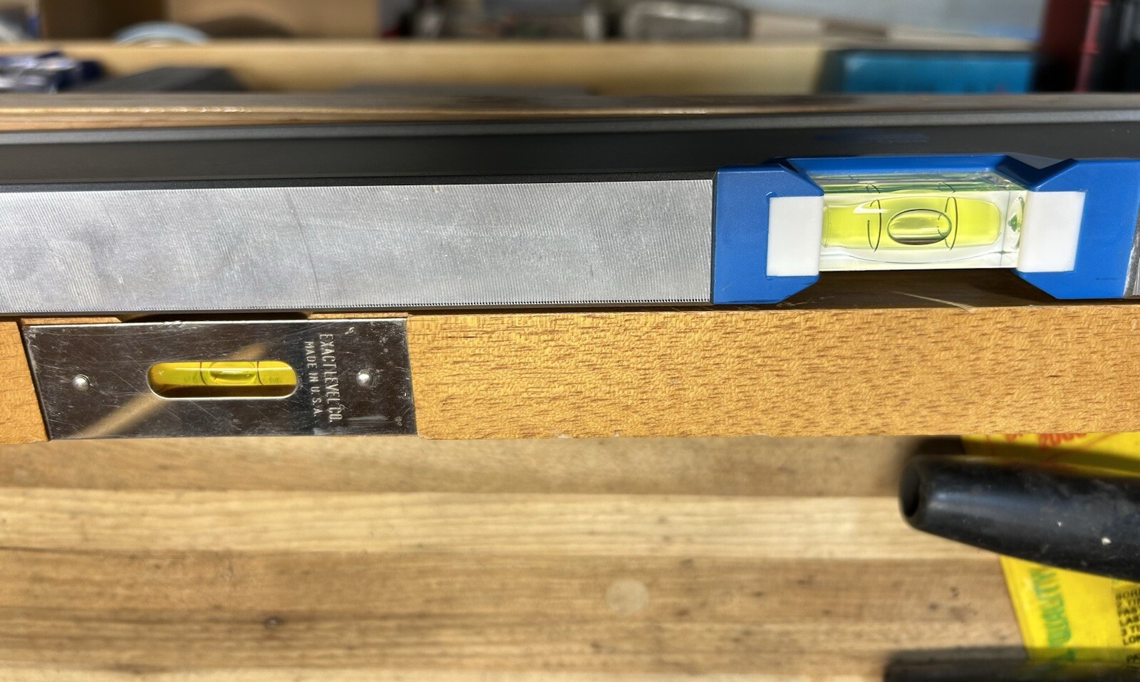 Exact 24” Wood Level #289-24 With Original Box Checked Working Plumb & Level