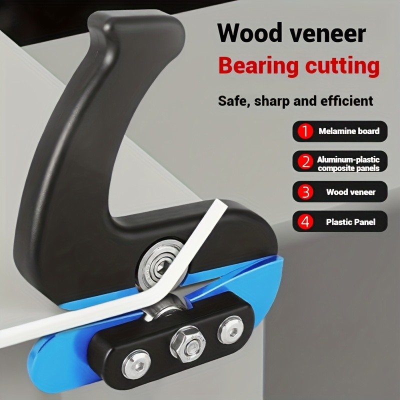 Woodworking Veneer Cutter, Woodworking Chamfering And Trimming Tool, Portable…