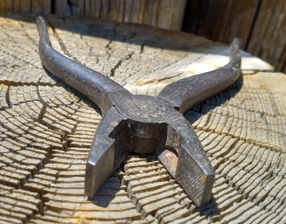 Vintage P.S.&W. CO Linesman’s Pliers / Wire Cutters Tool. Made In USA 7″