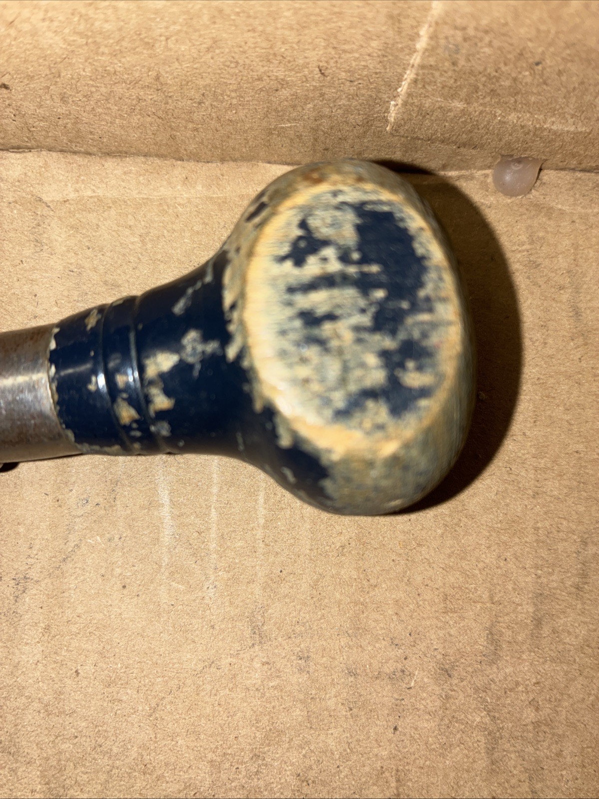 Antique Vintage Stanley Hurwood No. 7 Awl Black Paint Rough