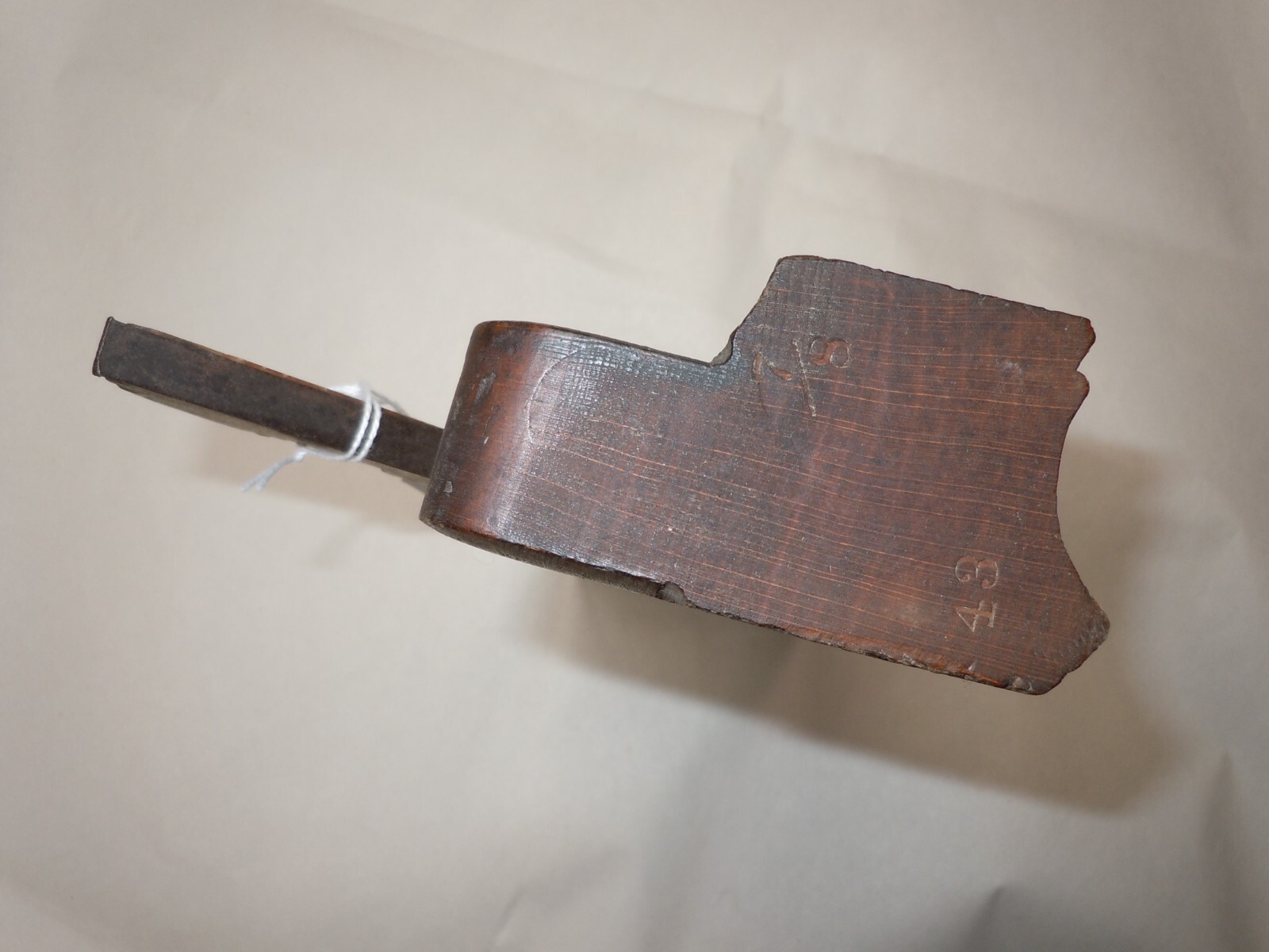 Wood Plane, D.R. BARTON 1″ Partial Round Cut Wooden Wood Plane, USA