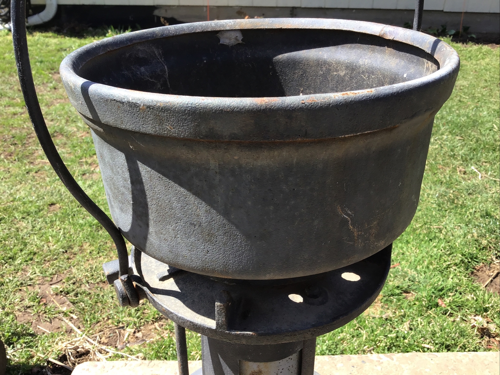 Antique Otto Bernz Rochester NY Smelting Furnace With Pots And Tools