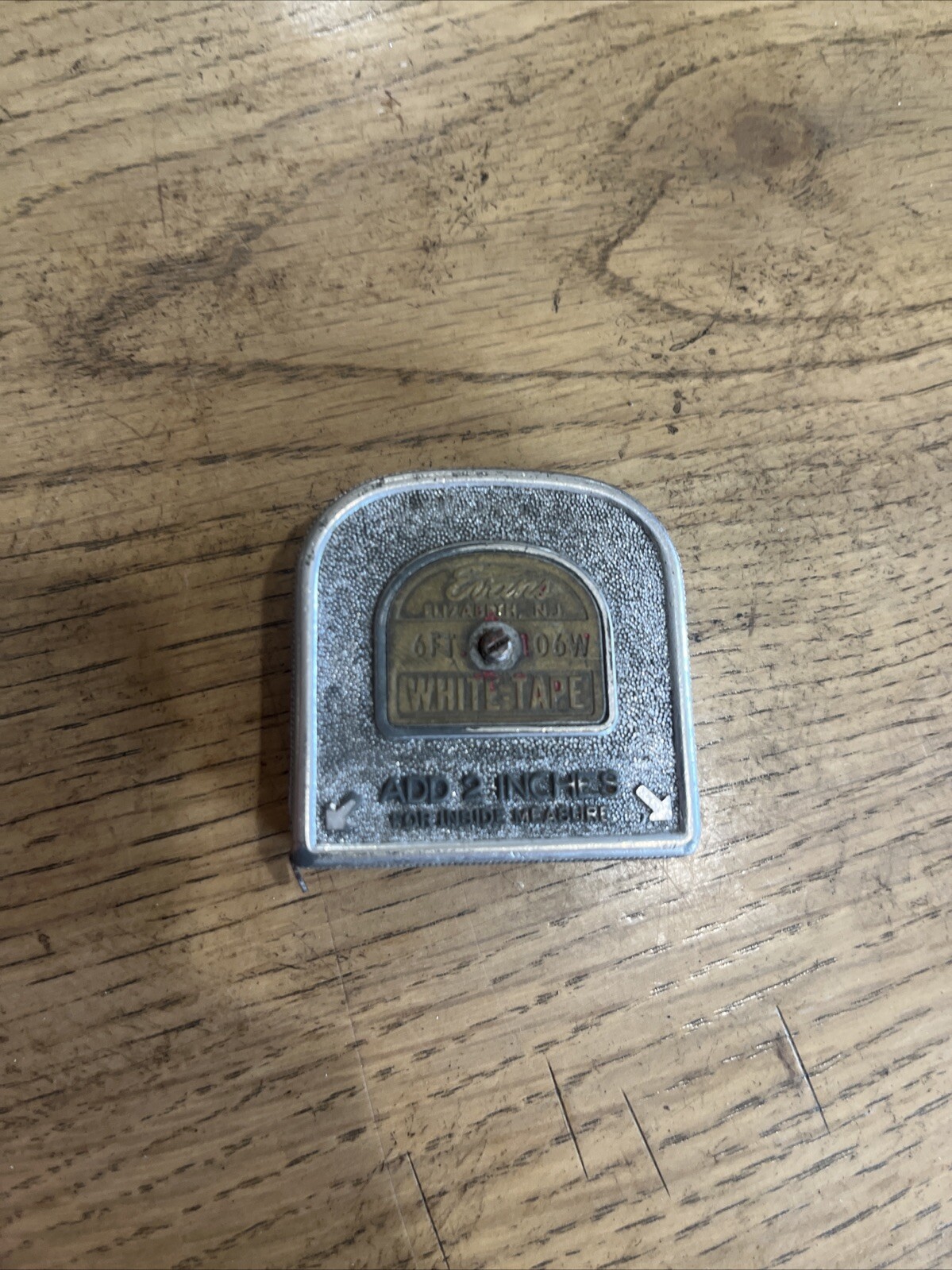 Evans #106W- ME Six Foot White Tape Measure Made in USA
