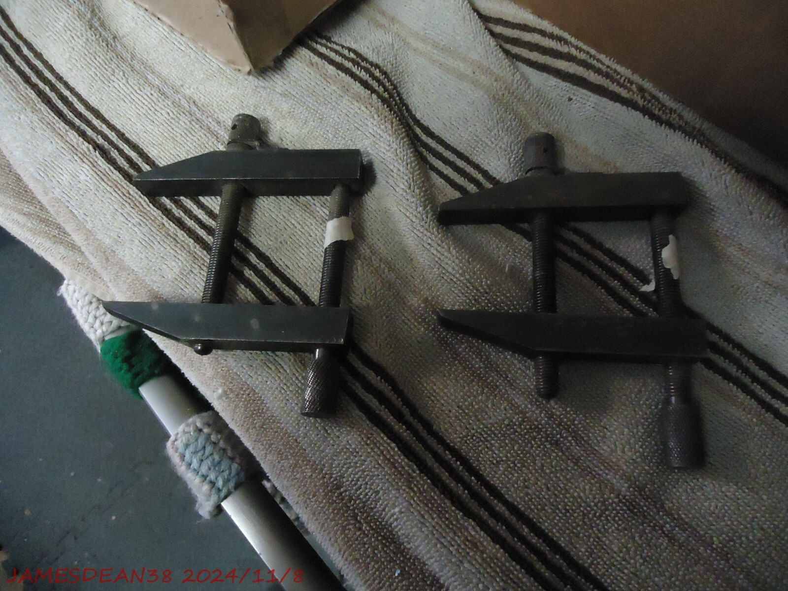 Pair 2 Steel Parallel Clamp Engineer Modeller Machinist Metalwork 1 3/4″