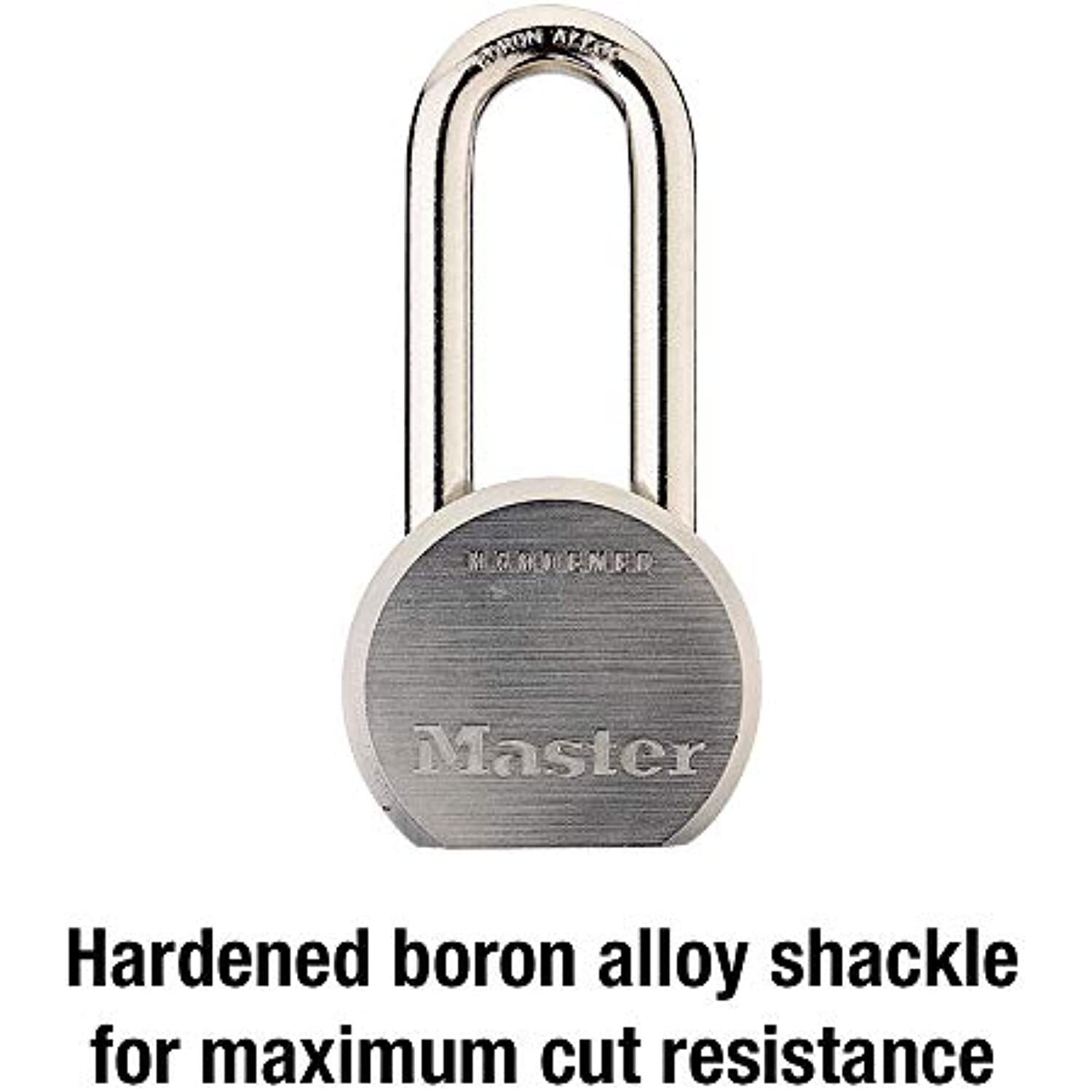 Master Lock 930DLHPF Padlock with Key, Hardened Steel