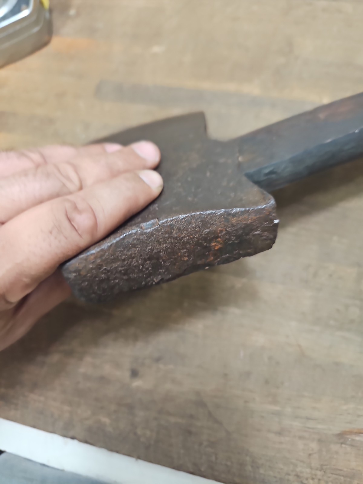 AC18- Antique Hand Forged JB STOHLER AXE Schaefferstown Pa 4 lb 7 oz