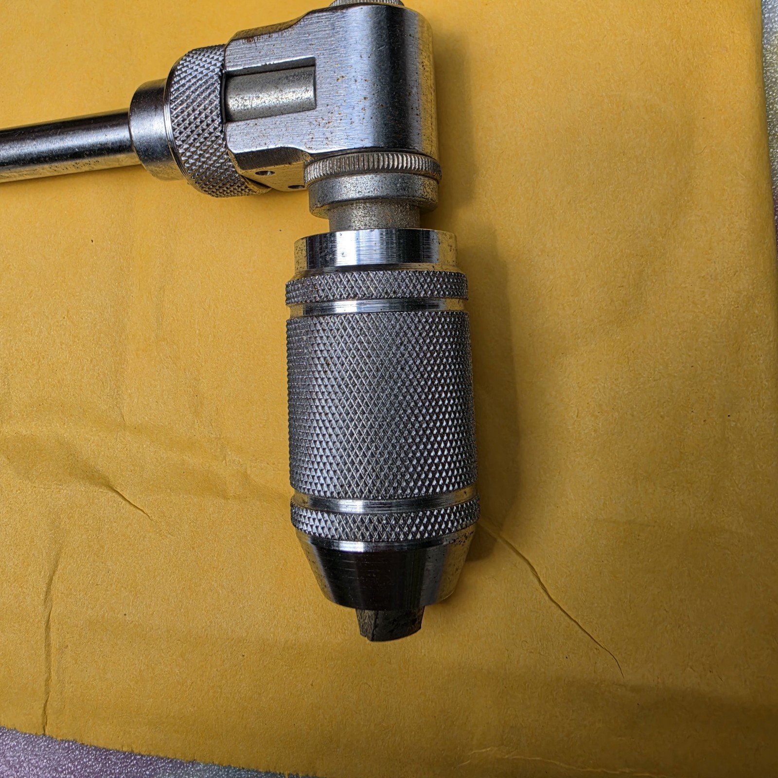 Vintage STANLEY Tools 02-743 Bit Brace Drill No. 73-12 Black Handle England-UK.