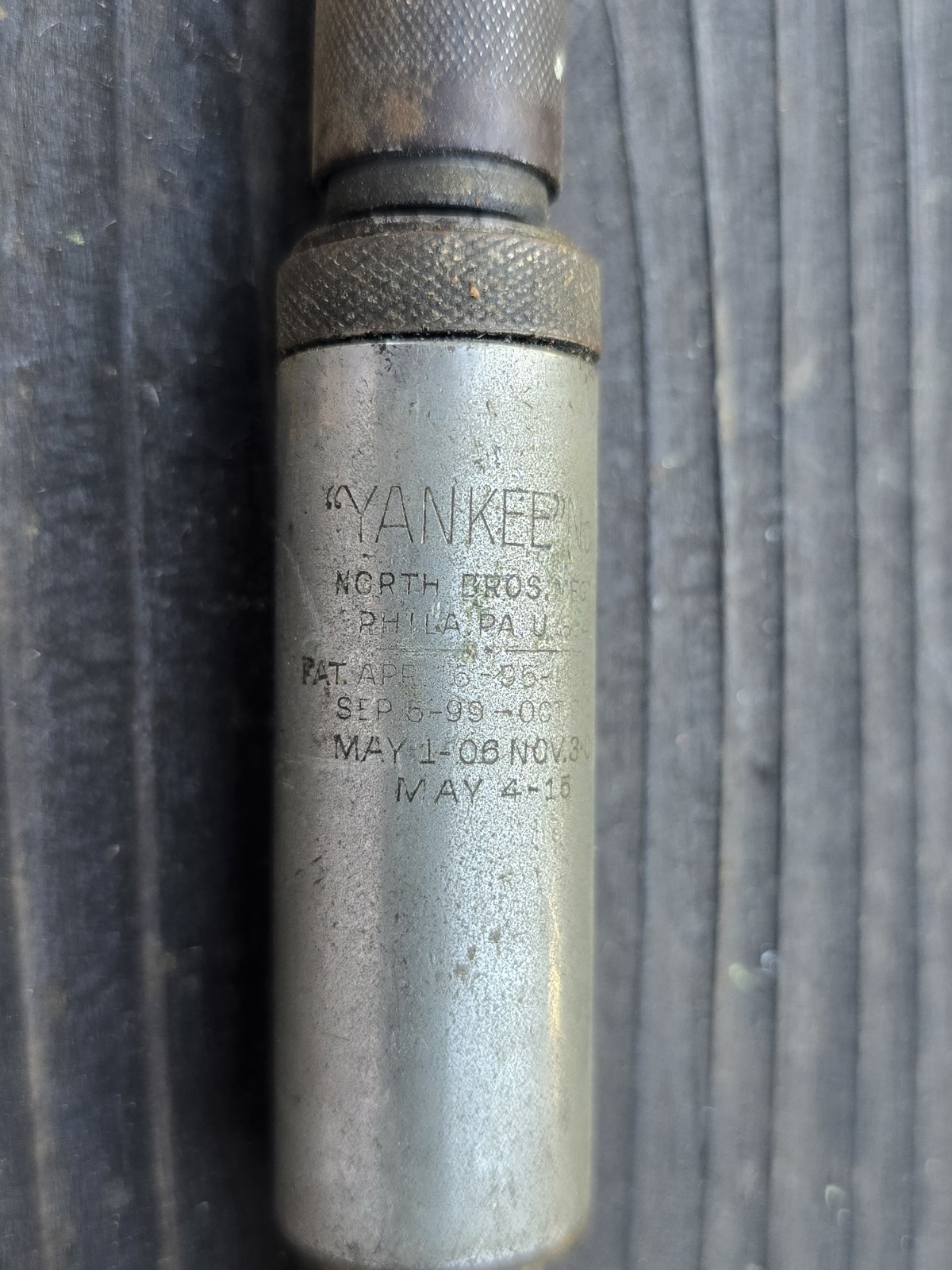 Vintage 1908 Yankee No. 30 North Bros Spiral Push Ratcheting Screwdriver