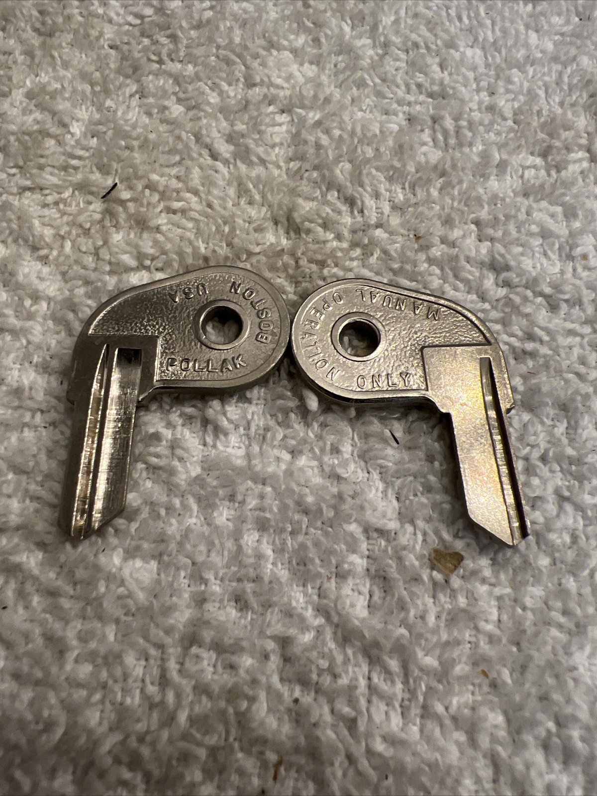 Lot Of 2 New ESP JE1 Vintage FLAT KEY Pollak Marine Pistol Grip Key Boston USA