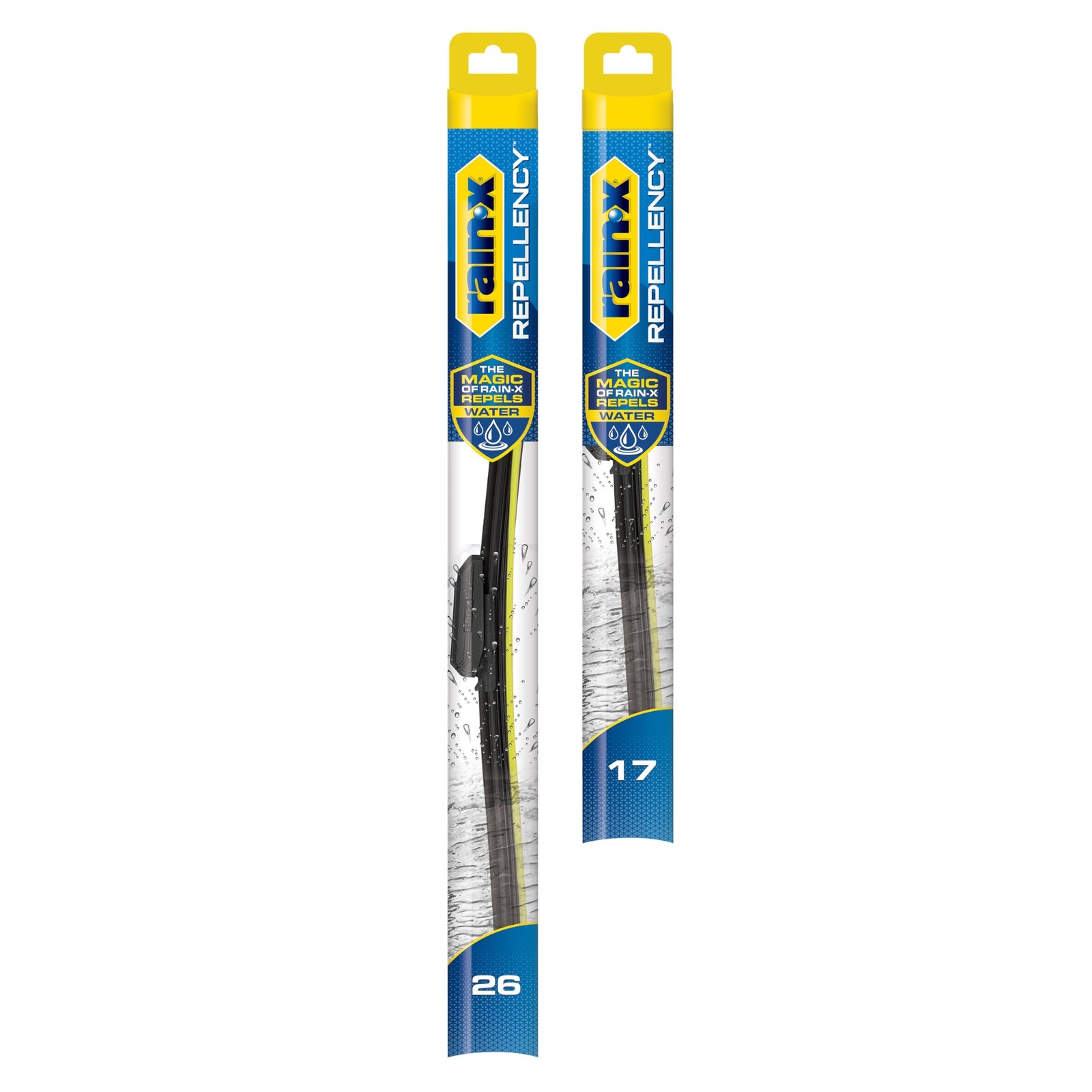 Rain-X 810350 Repellency Water Repellent Wiper Blades, 26″ & 17″ Windshield W…