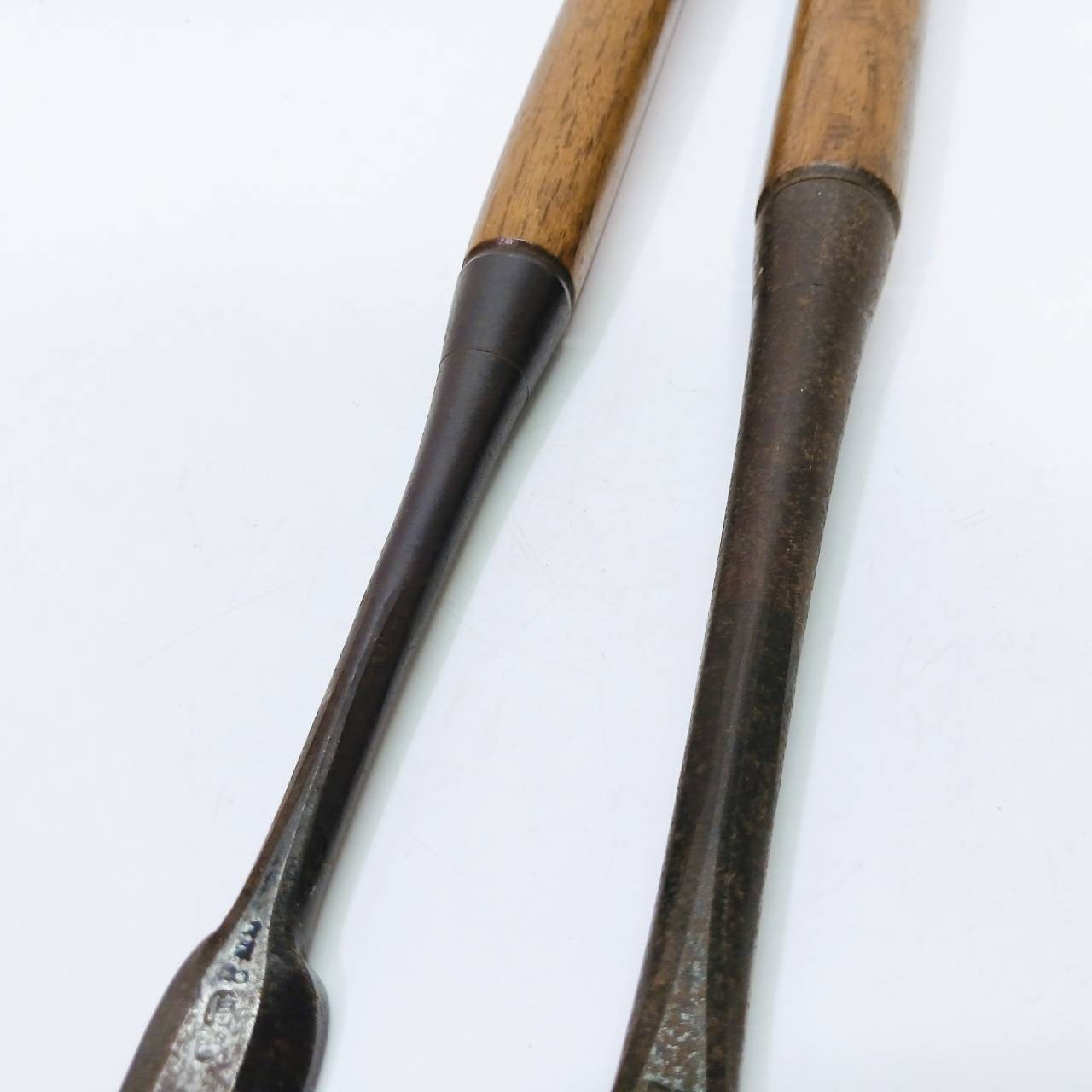 Japanese Chisels Tsuki Nomi Sen-JU etc 2pcs Blade 24-48mm Chisel Japan BG242