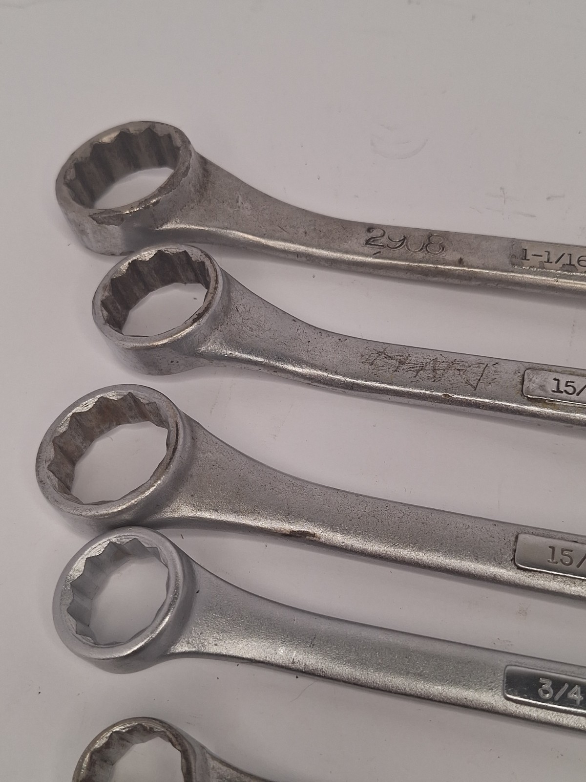Vintage Craftsman USA Double Box End Wrench Set 9 Pieces =V= Series SAE (AA3)