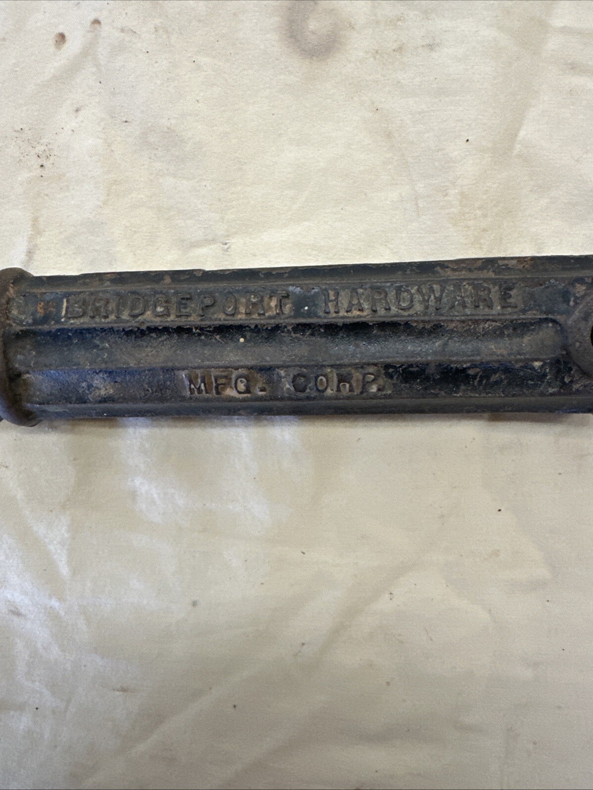 Antique Cast Iron Slide Hammer Nail Puller No. 53 ~ Bridgeport HDWE MFG