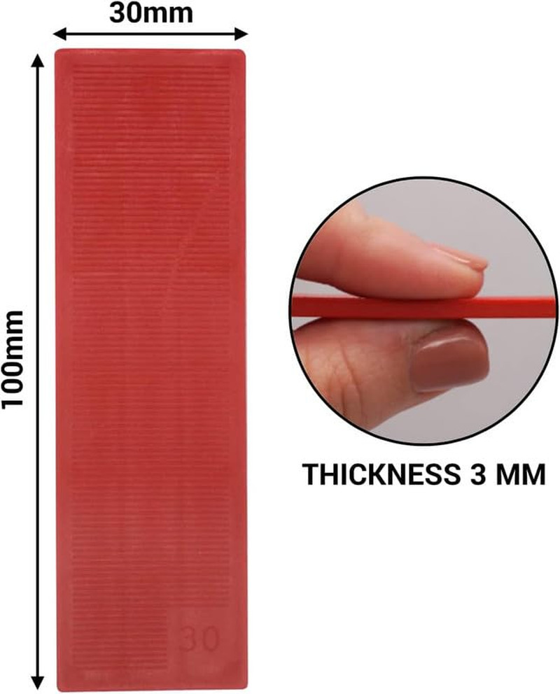1/8″ (3 Mm) Plastic Glazing Blocks Glazing Frame Spacer Door Window Frame Packer