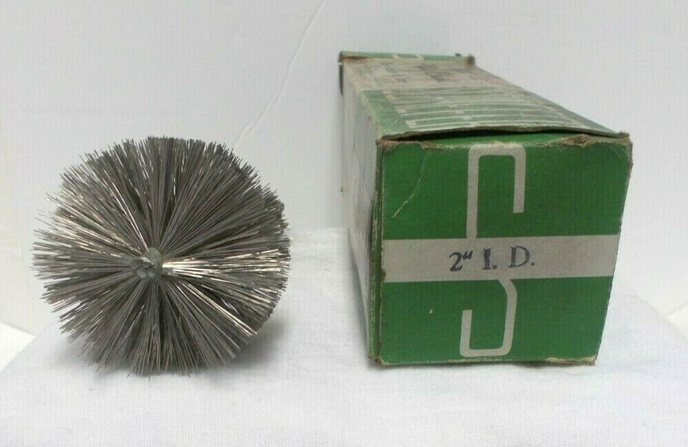 Schaefer Copper Tube Fitting Brush W/Box 2 Inch I.D. U.S.A Made Plumbing Display
