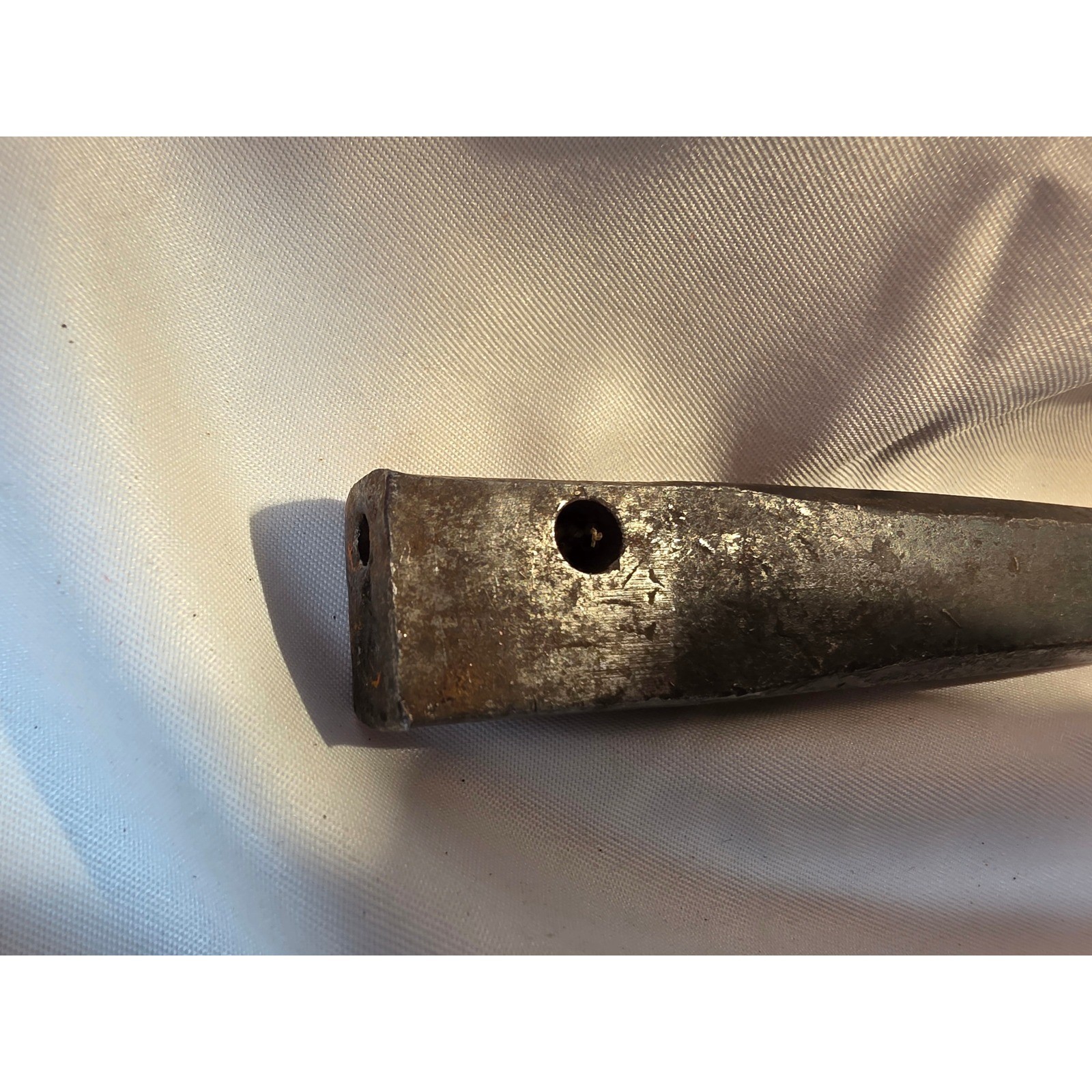 Antique Hand Forged Iron Tapered Wedge Tool Primitive Blacksmith Hardware 4.5 In