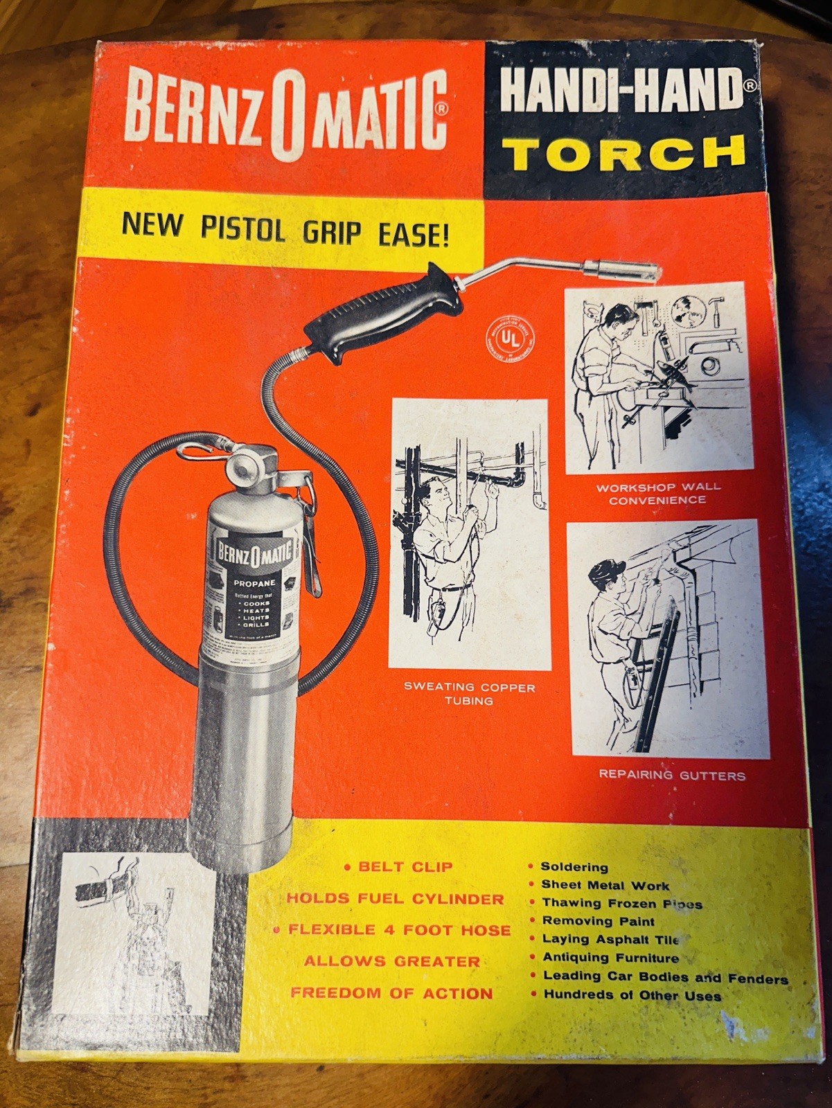 Vintage Berns-o-Matic Propane Torch Kit TX-610