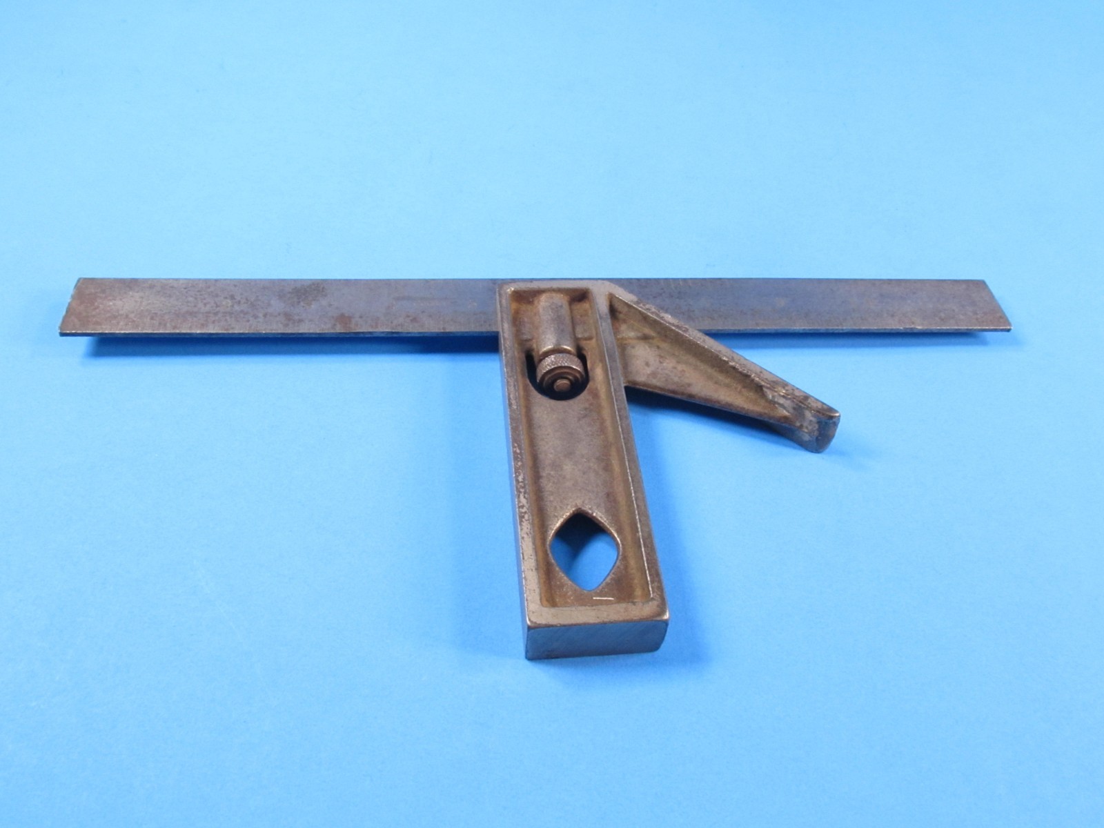 as-is uncommon Goodell-Pratt No 707 combination try & miter square