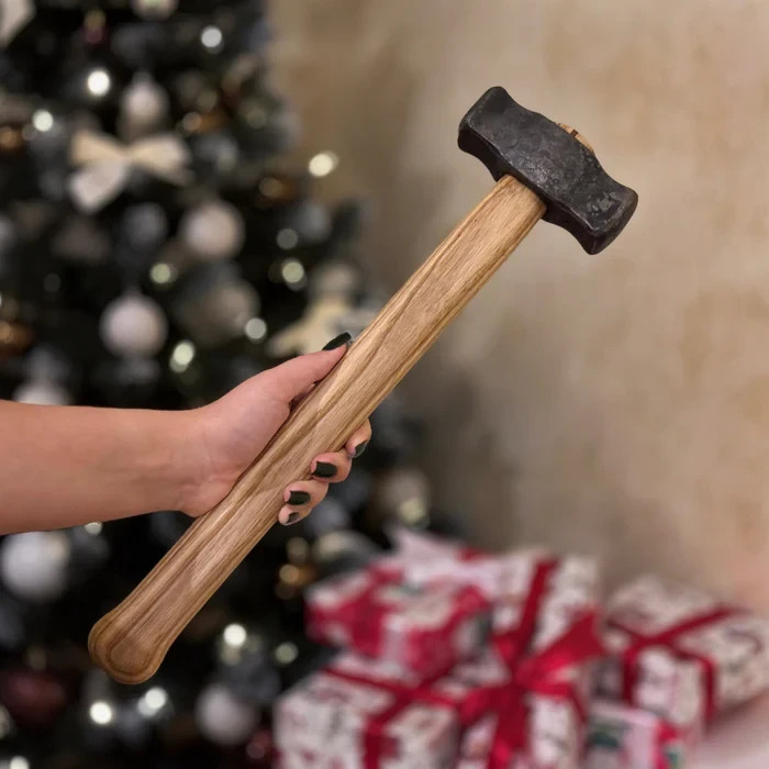 Hand-Forged Double Blacksmith’s Hammer, 1 kg (2.2 lbs)