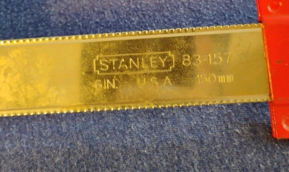 Vintage STANLEY Bar Clamp 6″ 150mm No. 83-157 Made in USA EUC
