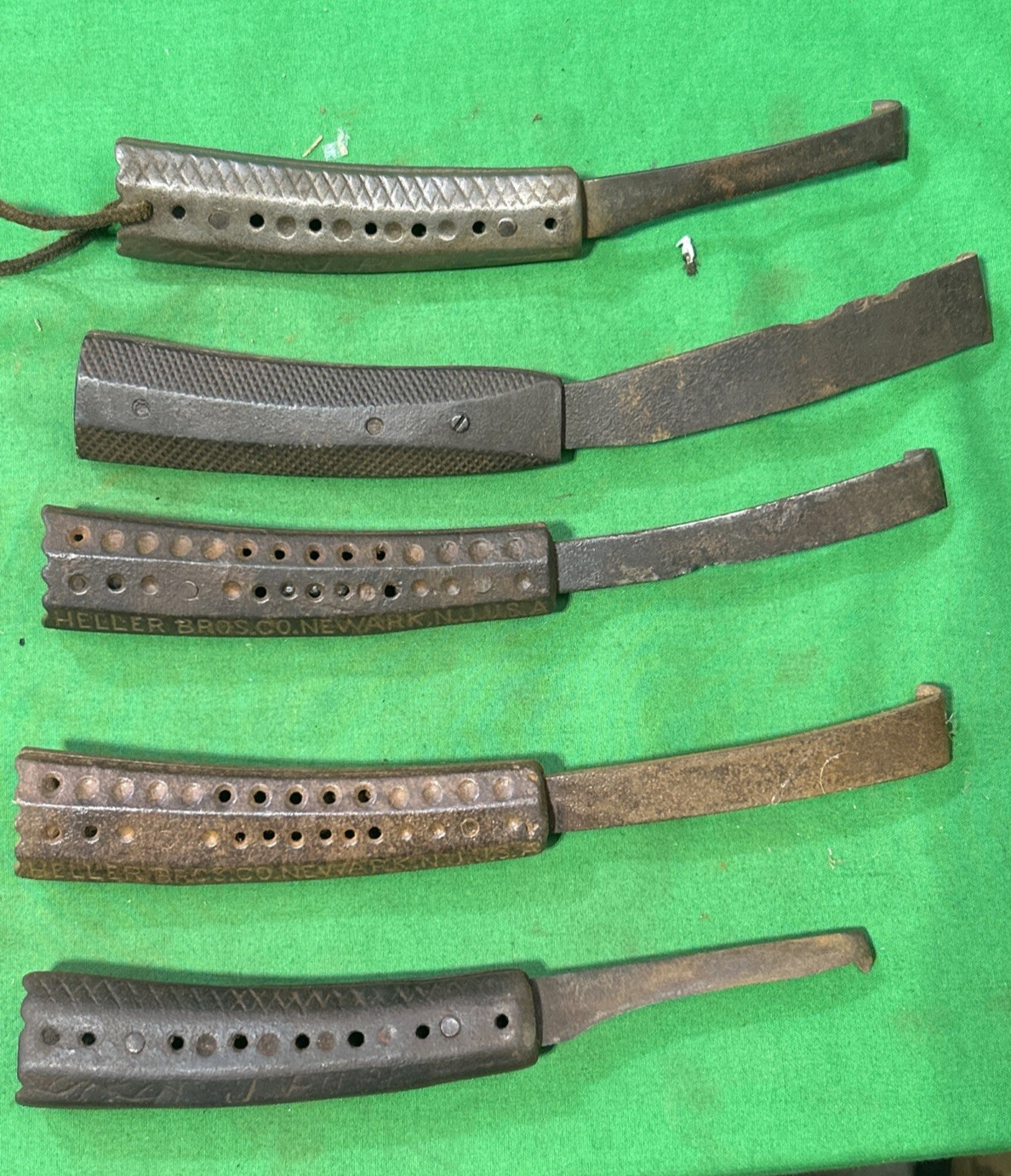 PAT’D 1899 HELLER BROS. CO HOOF KNIFE. NEWARK,NJ.USA, Plus Others 5 Total