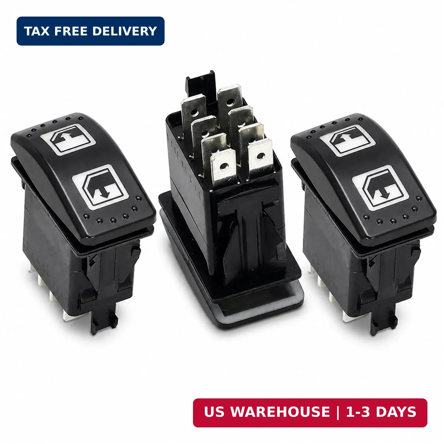 3 X Driver Power Window Switch LH 710004979 705800048 Compatible with Can-Am Def
