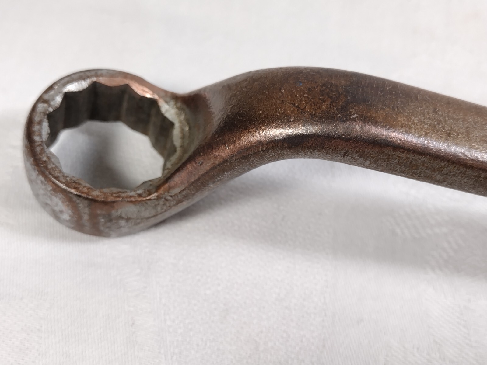 Vtg Williams Superrench USA 13/16 x 3/4” Offset Box End Wrench #8731 SAE 12 Poin