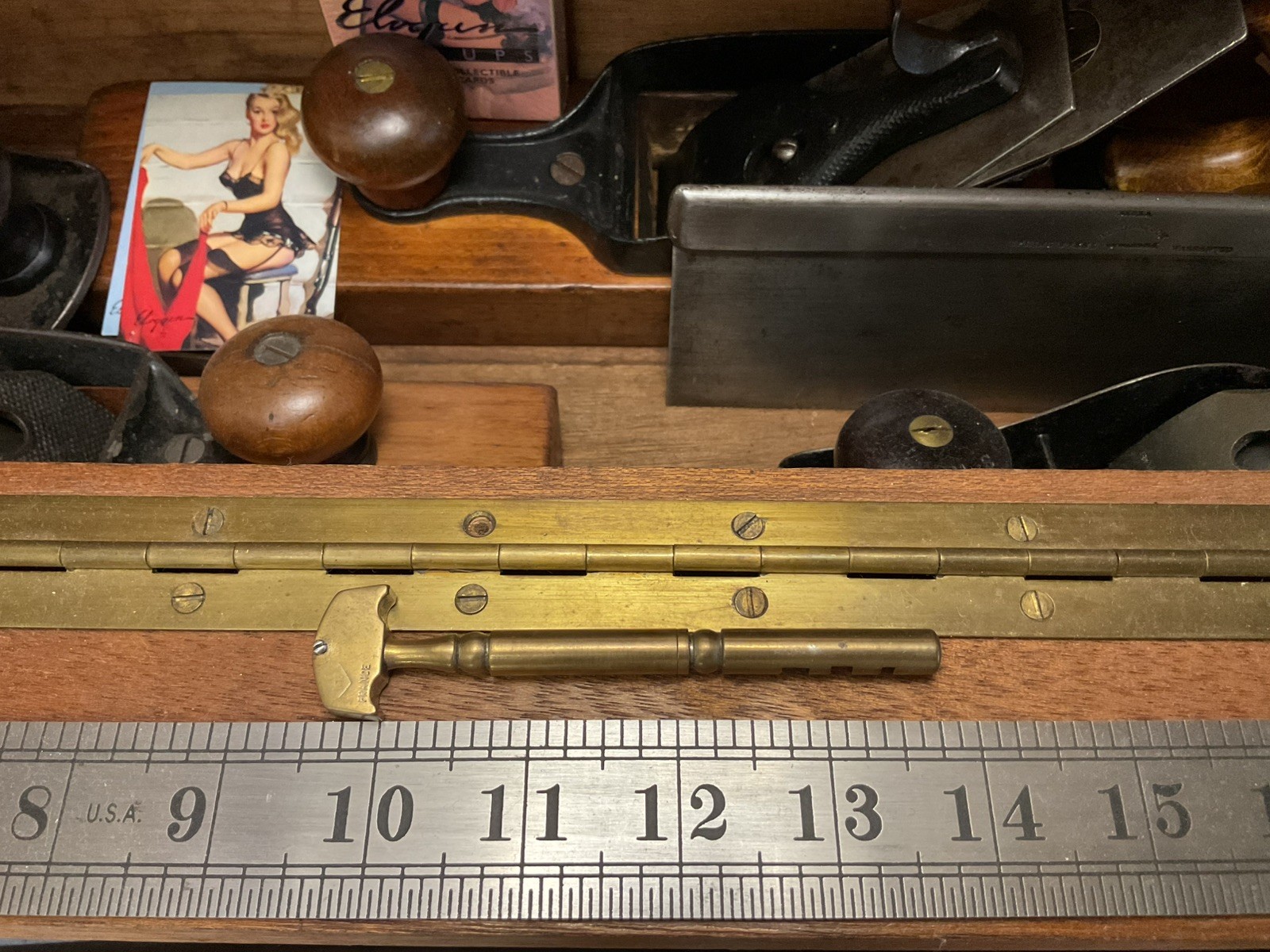 Brass Glass Cutter Tool – Antique – Artist DIY Handyman Crafts Window Pro France
