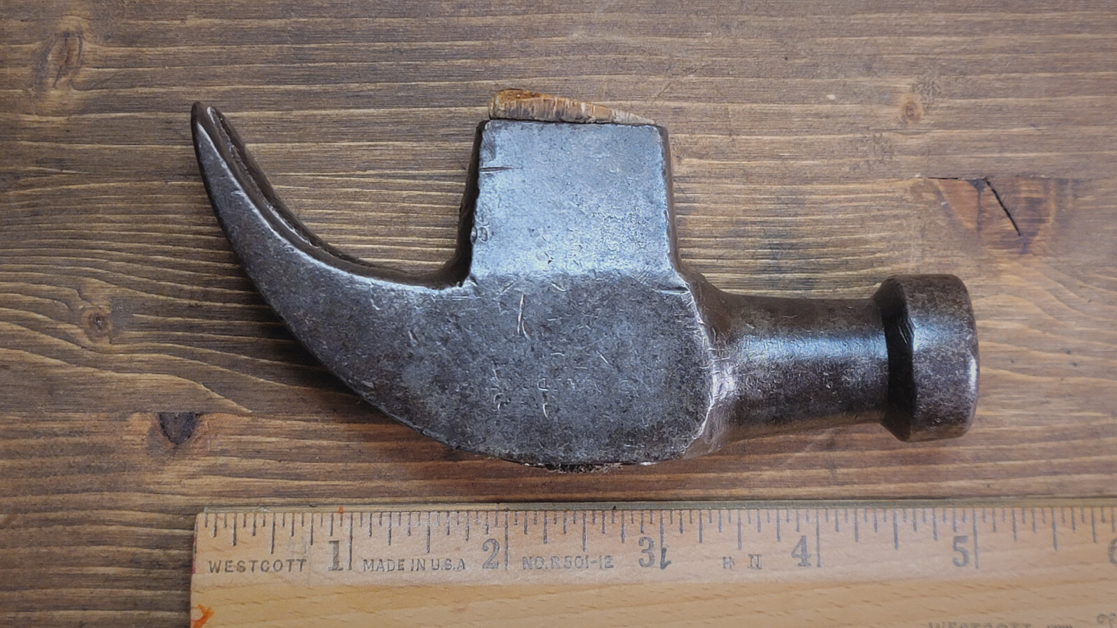 Vintage Maydole Bell Face Claw Hammer Head ✮ 1″ Face ✮ 4.75″ Length ✮ Old Tool