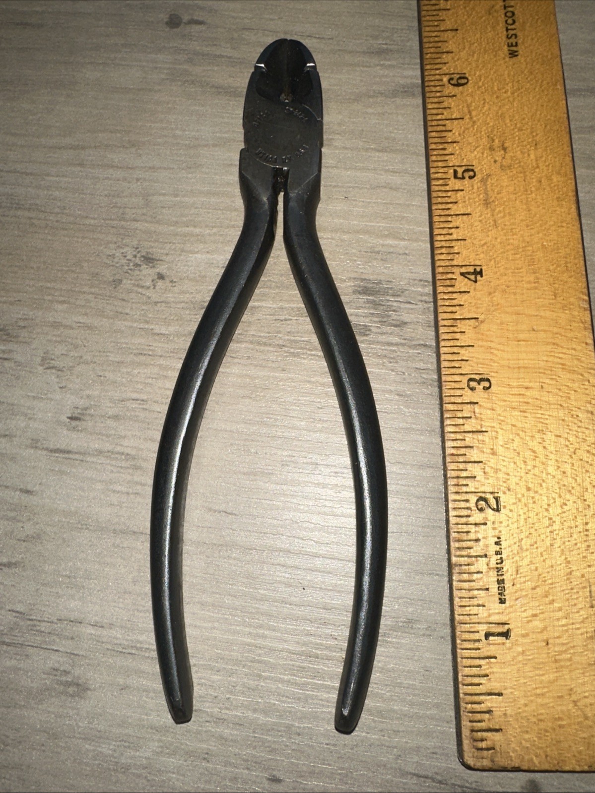 Vintage Utica Diagonal Wire Cutter Plier #SW 242-6 Bell System