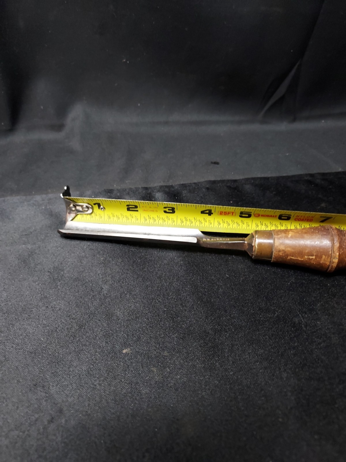 Antique Mid 1800’s D.R. Barton 9/16″ Gouge Chisel Woodworking Tool Rochester NY