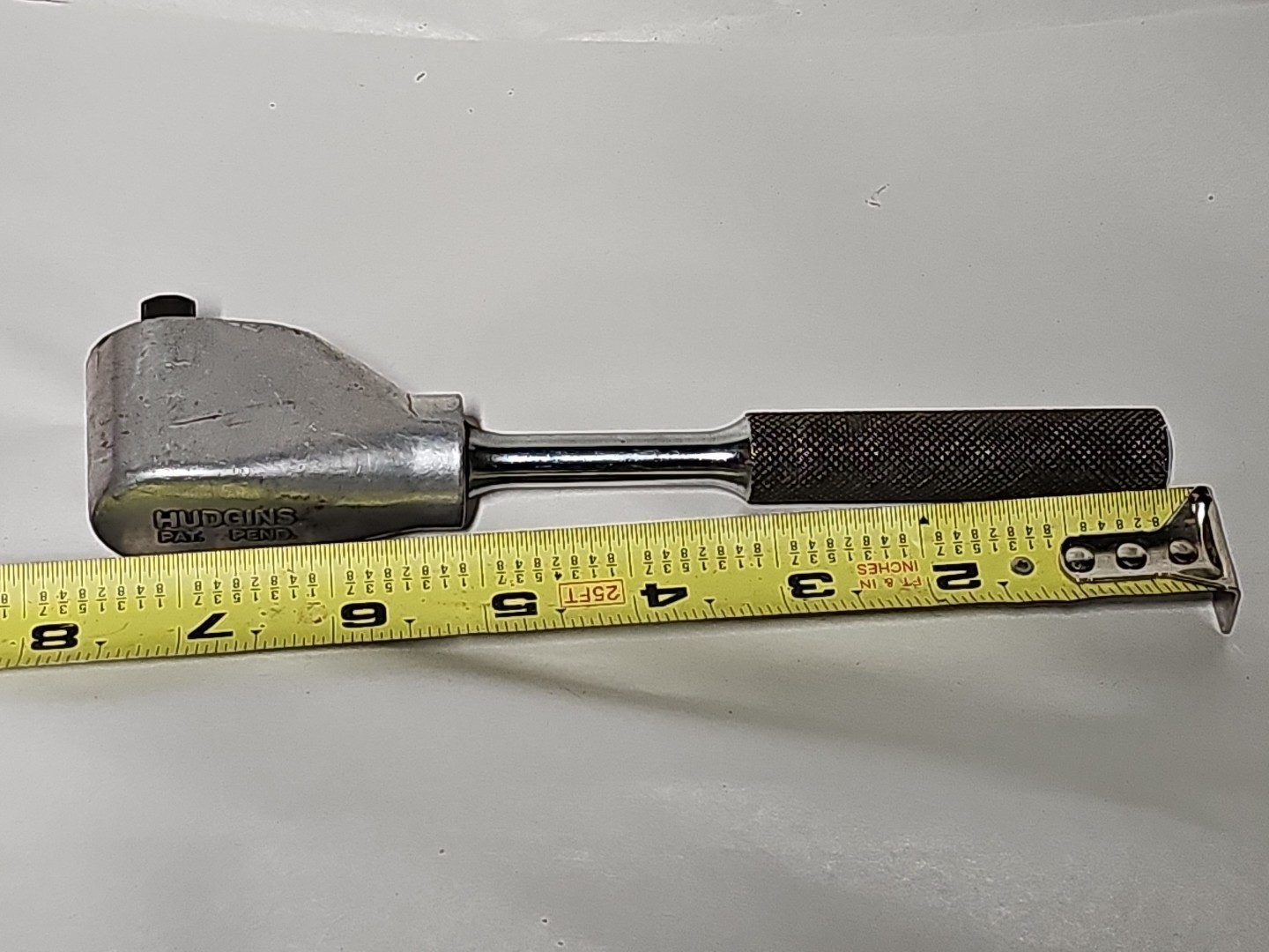 Vintage Hudgins Twist Handle Ratchet Speed Wrench 3/8″ Drive USA Tool Mechanic