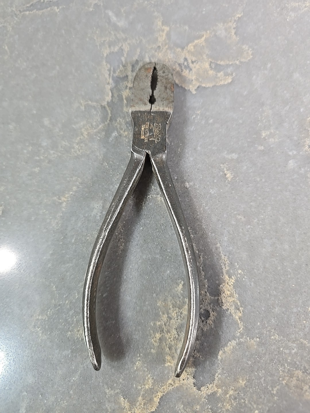 EA Berg Erik Anton Eskilstuna Sweden Vintage Rare Gas Pliers 6″