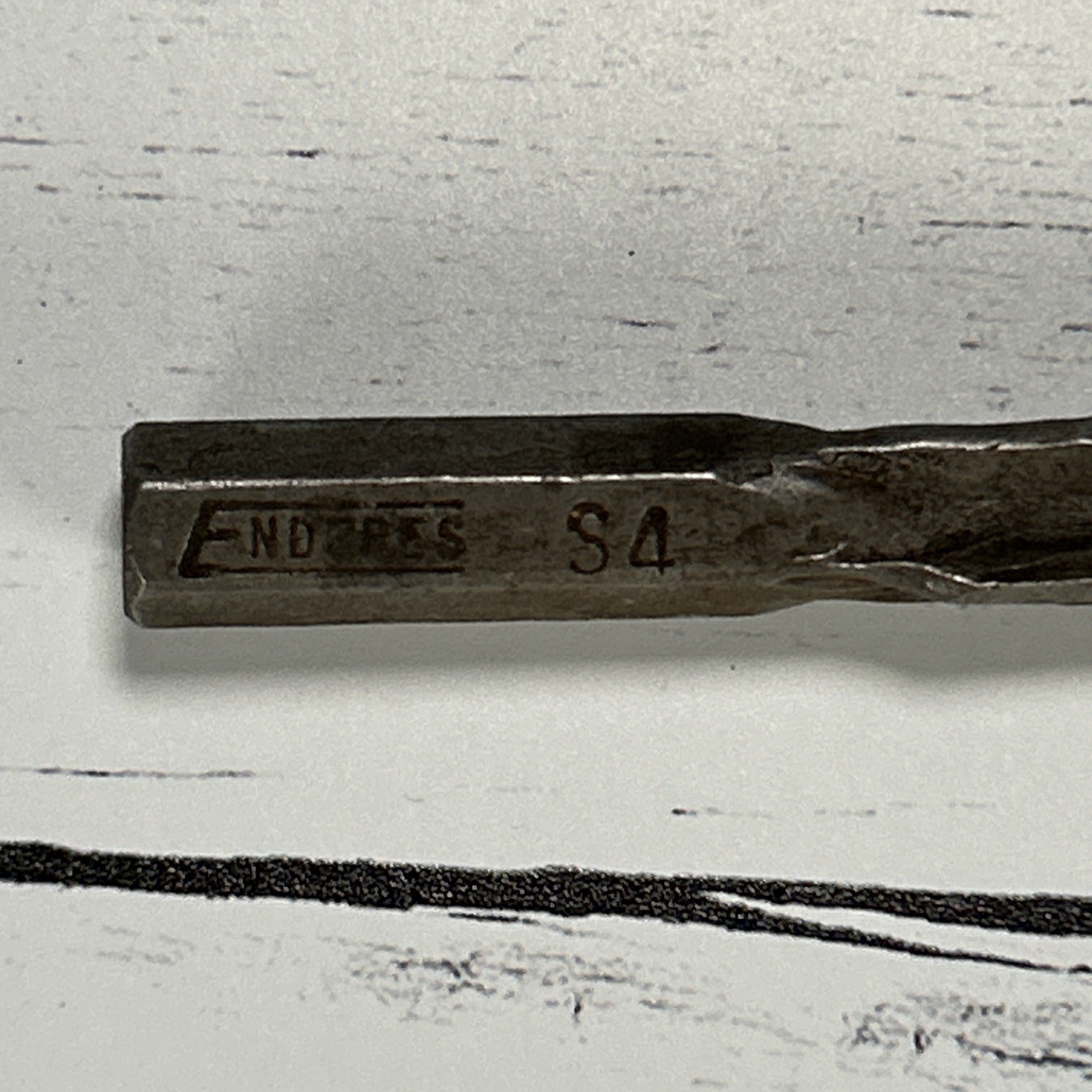 Vintage Enderes 5/16 Star Drill Forged Masonry Hand Drill Bit 1940s-1950s USA