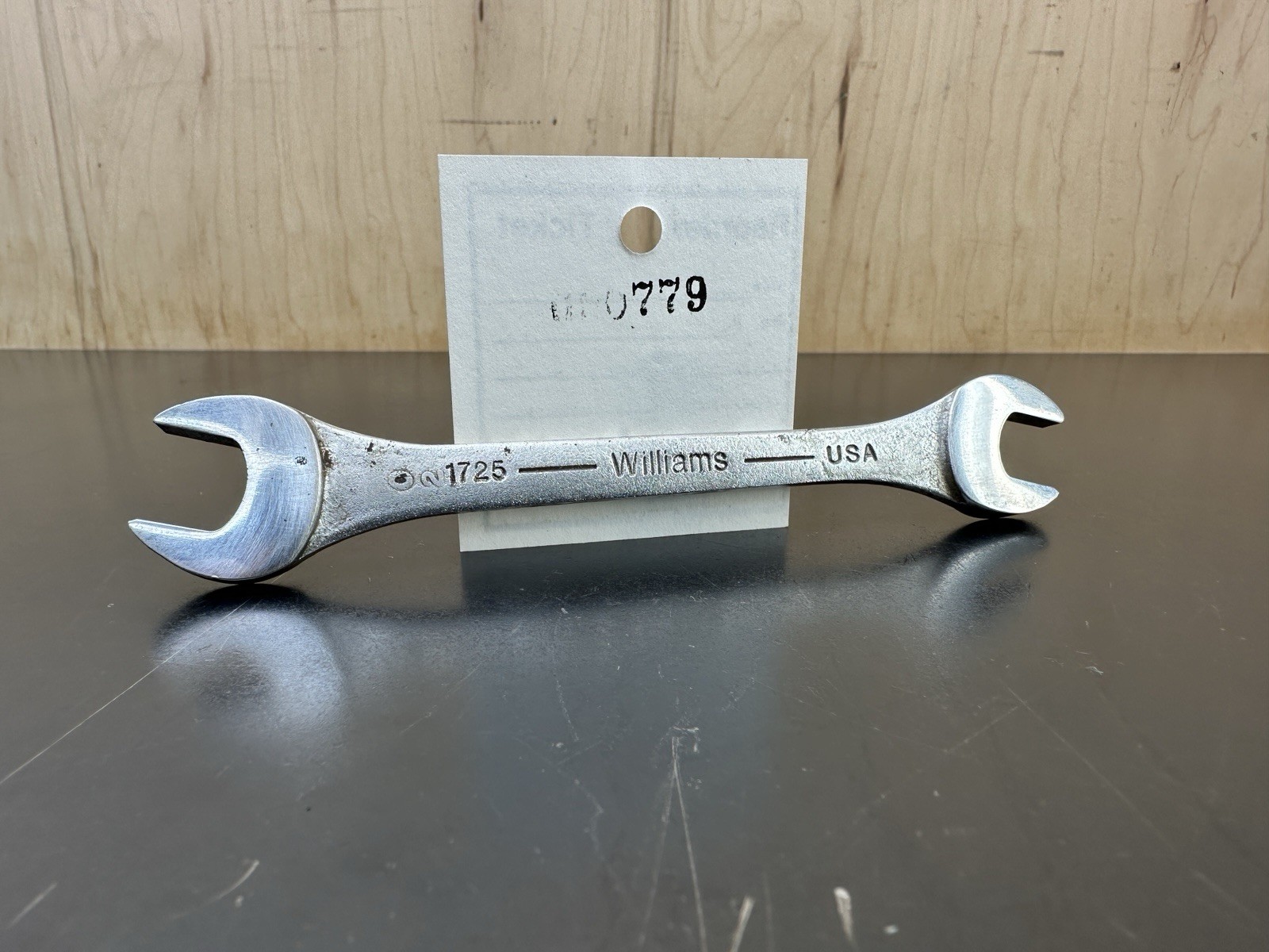 Used Vintage Williams Open End Wrench 1/2″ X 7/16″ Model 1725 Made In Usa