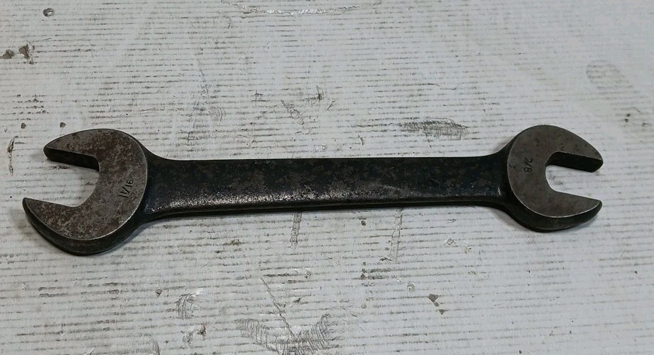 J.H. Williams No. 34 Double Open-end Wrench Made In USA
