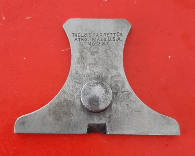 Vintage L. S. Starrett Athol USA No. 237 Depth Gage Owner Marks