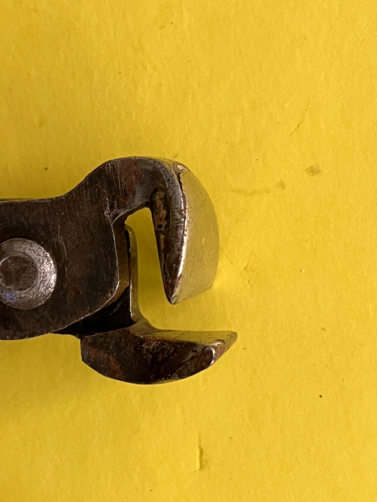 VTG COBBLERS end Cutter Pliers Hand Tool. Made U.S.A. 1850
