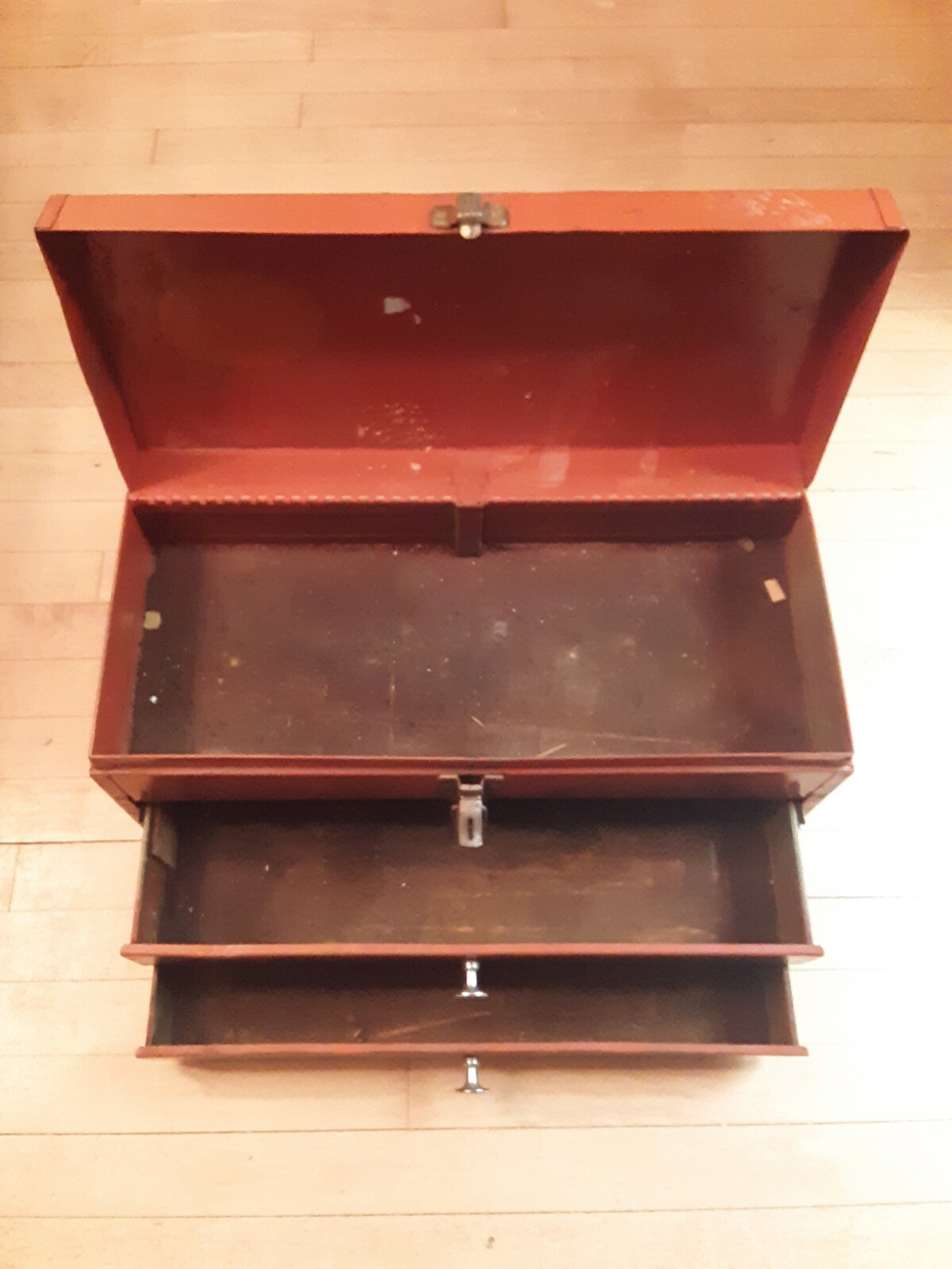 Park Mfg. Co. Grant Park, IL 2-Drawer Toolbox Vintage Used Model 86666 Machinist