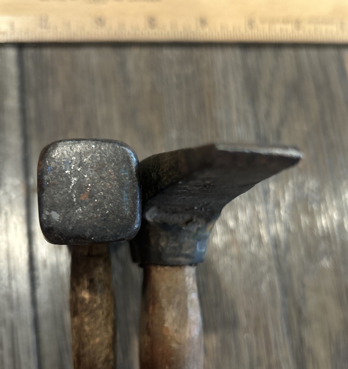 Vintage Lot of Two Machinist and Peen Hammers 1940’s to 1960’s