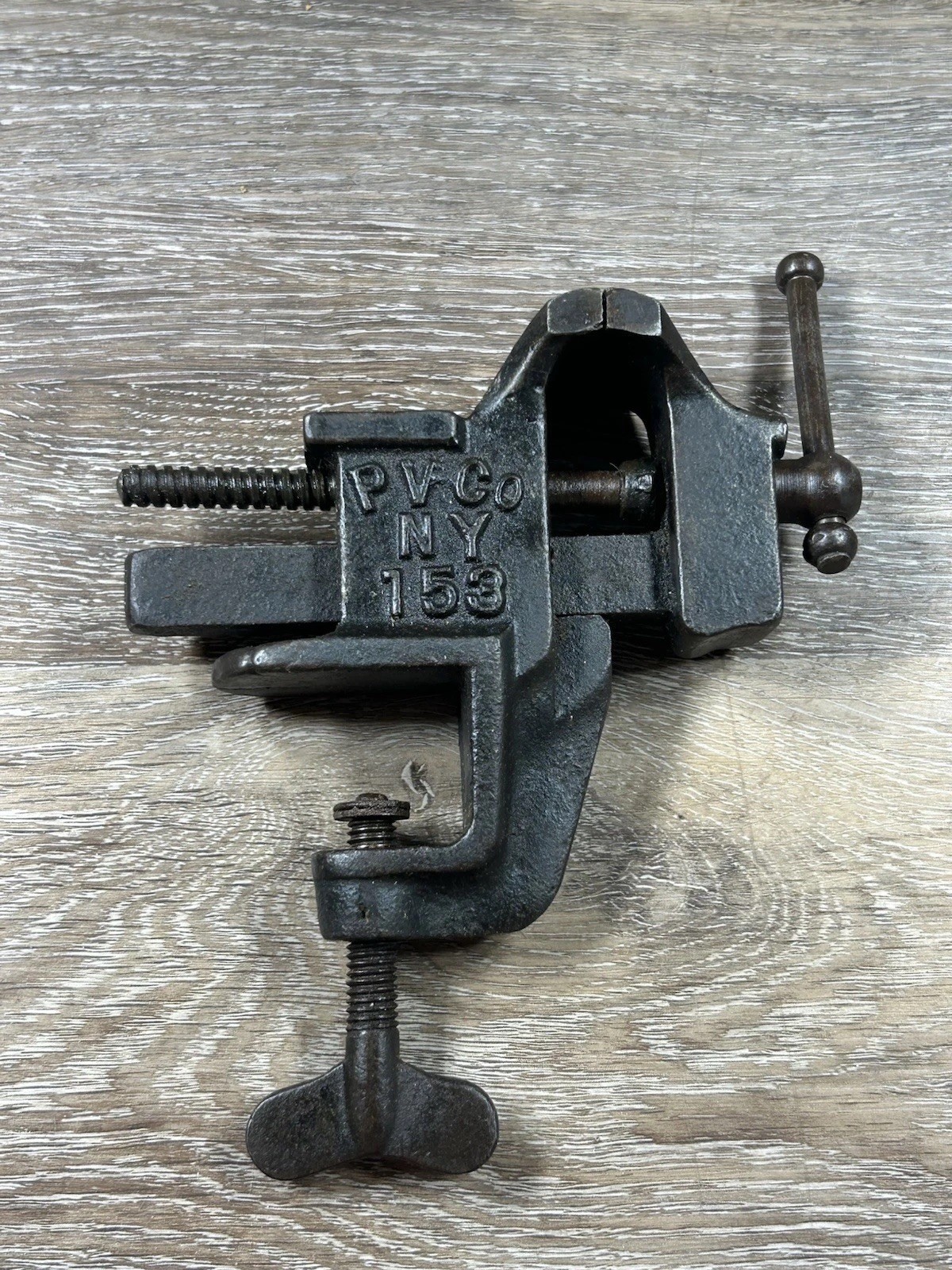RARE vintage Jeweler Style PV Co NY 153 VISE 1.75” Jaw