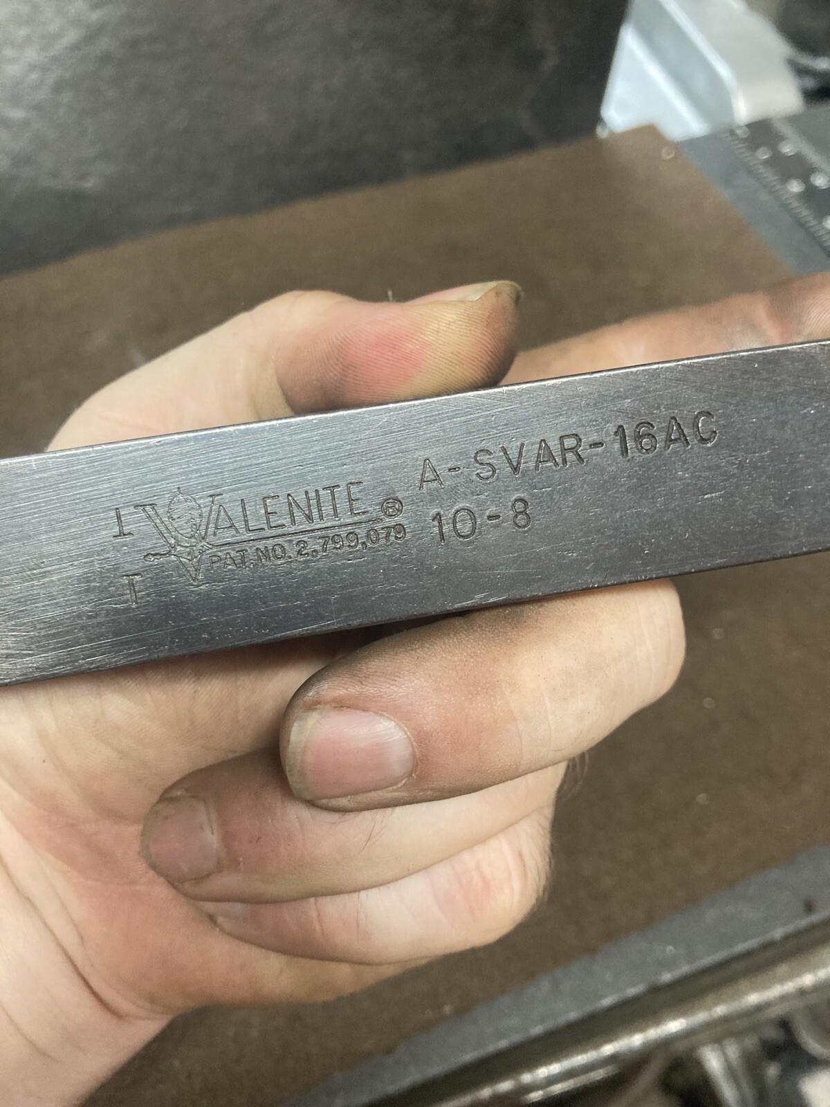 1” Valenite A-SVAR-16AC + Metal Lathe Turning Tool Holder Triangle Carbide Inser