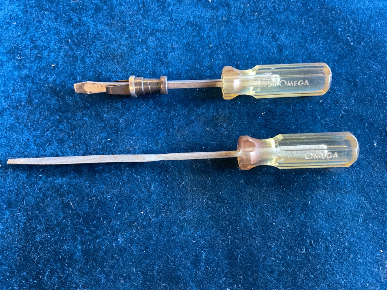 Set of OMEGA Tools Screw Holder and Tapered File