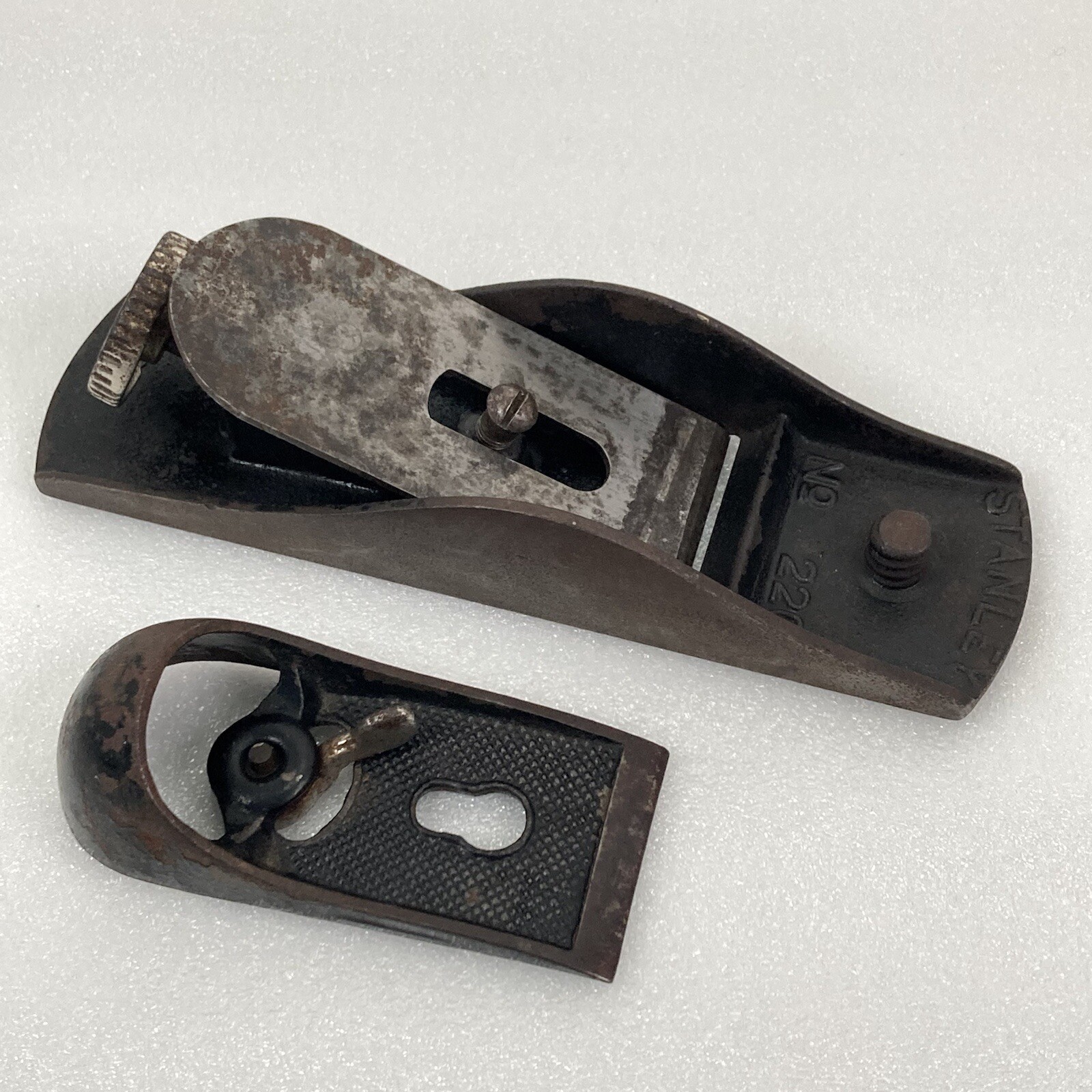 Vintage Stanley No 220 Block Plane Made in USA Works No Handle