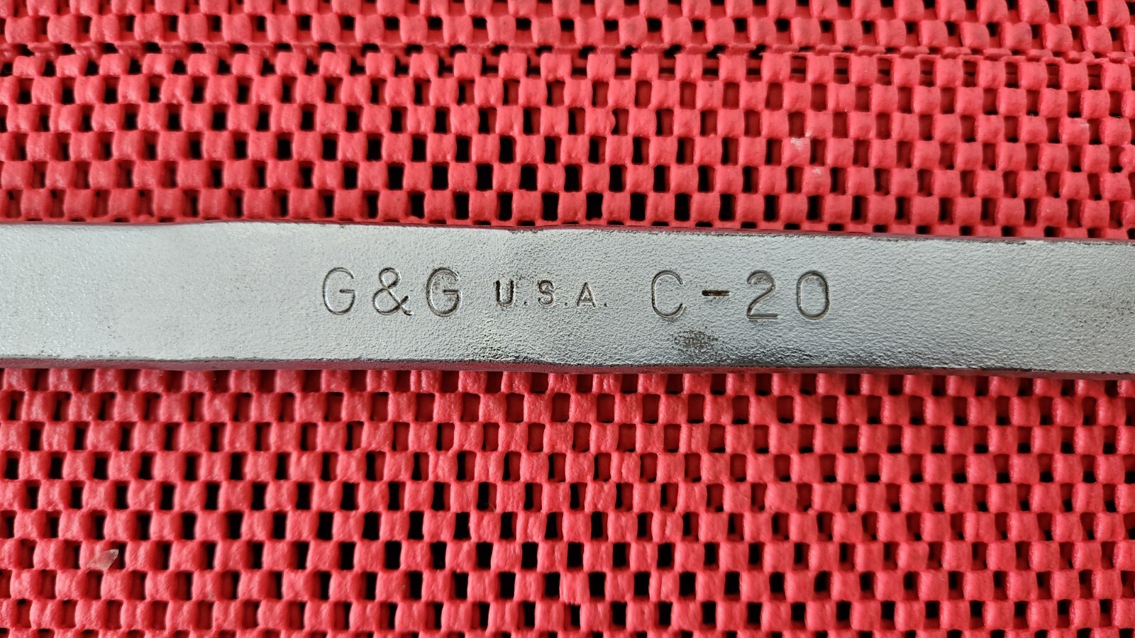 MADE IN THE U.S.A. VINTAGE G & G MODEL C-20, 1-1/4″, 12 POINT COMBINATION WRENCH