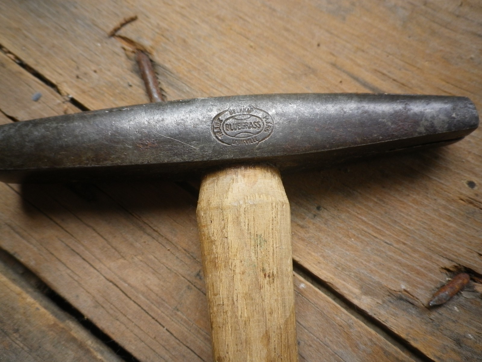 Bluegrass Tack Hammer Vintage Nice Tight Handle