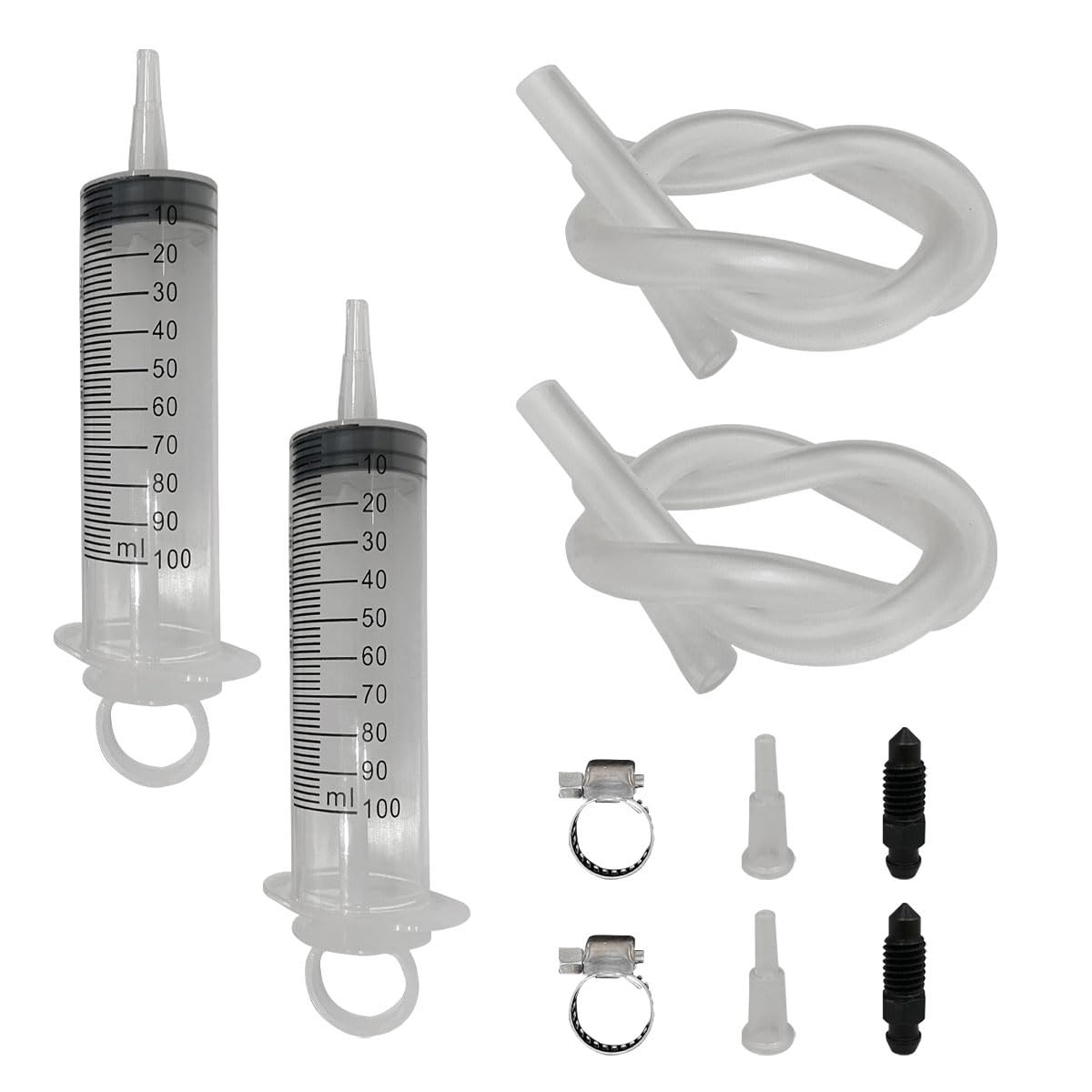 Brake Bleed Kit, Hydraulic Disc Brake Clutch Bleeder Tool with 100ML Syringe …