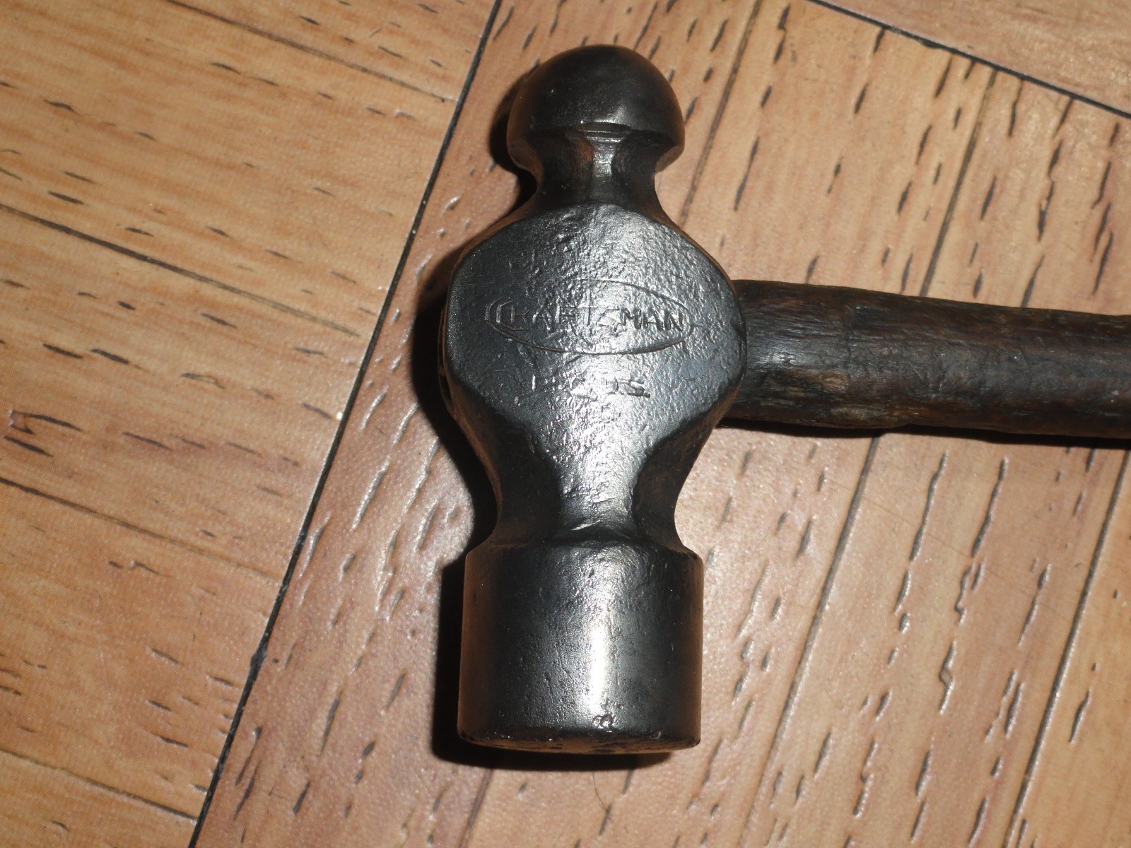 2 Vintage Oval Logo Craftsman Ball Peen Hammer 8oz. & 10oz.