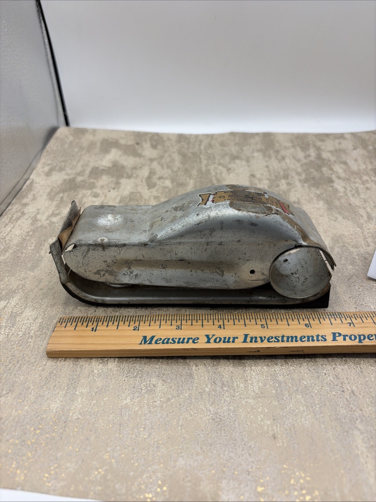 Vintage G&S Manufacturing Co. “Race Car” Super Sander Made In USA Wisconsin