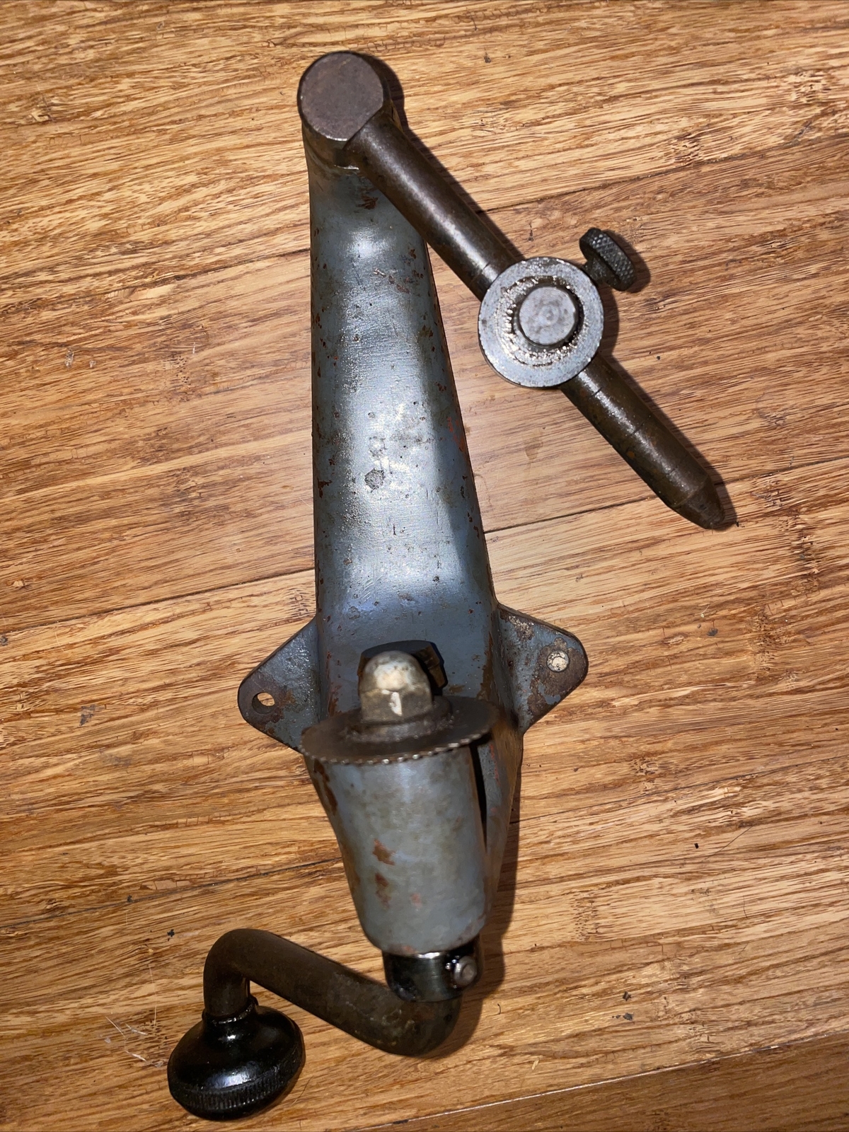 Vintage Metal Shop Disc Cutter Model B Cast Iron Van Dorn Tool Black and Decker